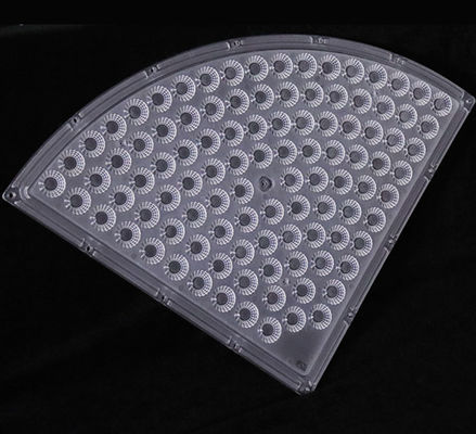 10 درجة ضوء الفيضانات 3030 عدسة LED PC Led Optics لضوء الملعب