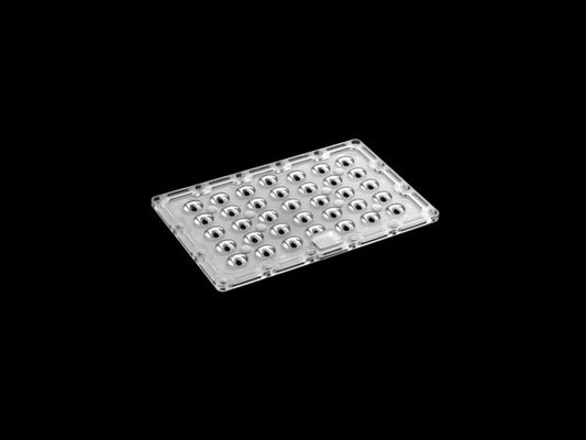 العدسة الضوئية ذات الدرجة البصرية من نوع PC LED للضوء الشارعي لأضواء الفيضانات مع ملحق SMD LED Gasket PCB Heat Sink أو Module